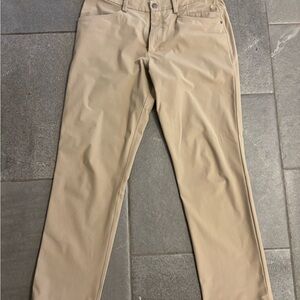 Men's Tan Lululemon ABC Pants